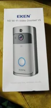 EKEN-Timbre de puerta inteligente con Wifi, cámara de seguridad modelo V5 con intercomunicador y timbre para puerta IP inteligente de visión nocturna con conexión Wifi inalámbrica, perfecta para el hogar