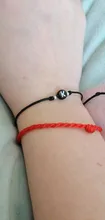 Pulsera con nombre ajustable para hombre y mujer, joyería de mano con letras, regalo para Amiga, Color negro y rojo, venta al por mayor