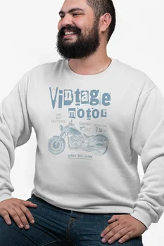 

Angemiel Wear Vintage Motor White Men 'S Sweatshirt