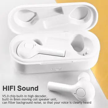 

Sports Wireless Bluetooth Earphone Waterproof Business Headphone Hifi Stereo Sound Headset PC Gaming Earbuds for Android IOS