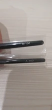 Brocha profesional para Contorno de cejas, pincel delineador de cejas en ángulo pequeño, alta calidad, marca de maquillaje, herramientas A101