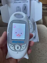 VB601 Video Monitor de bebé inalámbrico 2,0 LCD Babysitter 2 vías hablar visión nocturna temperatura seguridad Nanny Cámara 8 canciones de cuna