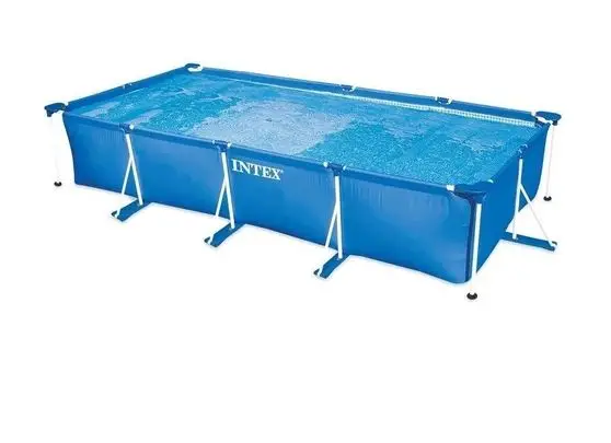 

Intex Rectangular Ultra Metal Frame Pool, Easy Set Pool, 450x220x84cm, Big Swimming Pool for Family Party -28273