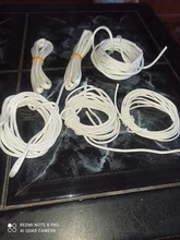 Tubo de fibra de vidrio trenzado de alta temperatura, 1M, 1-25mm de diámetro, 600 Deg, aislamiento de tubería de fibra química suave