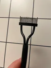 Rizador de pestañas, separador de maquillaje para pestañas, cepillo plegable de Metal, peine, rímel, rizador, herramienta cosmética de belleza