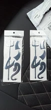 Pegatina de PVC para coche, calcomanías 3D con diseño de demonio diablillo, accesorios de decoración DIY