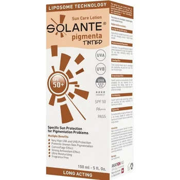 

Solante Pigmenta Tinted Sunscreen Lotion Spf 50 150 ml