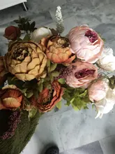 Flower Bouquet Scrapbooking Wreath Diy Silk 1bunch Artificial Home-Decoration Wedding-Party