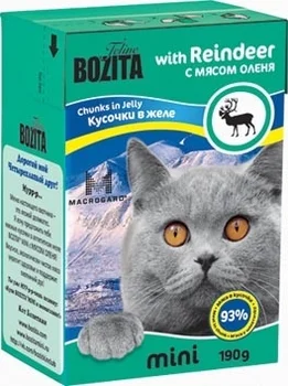 

Bozita mini jelly pieces for cats-deer 0,19 kg x 12 PCs