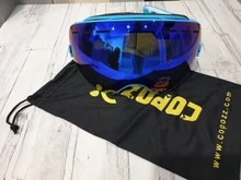 COPOZZ-Gafas de esquí para hombre y mujer, lentes de Snowboard para esquiar, protección UV400, antiniebla