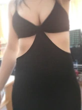 Vestidos largos de punto con espalda descubierta para mujer, vestidos elegantes con tirantes recortados para vacaciones, sexys, ceñidos al cuerpo, vestido de fiesta de verano 2021