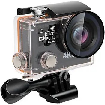

[Refurbished SILVER] Pro 4K Action Cam footage 4K Ultra HD picture 16MP Wi-Fi waterproof up to 30m color NeroOnegear31.8