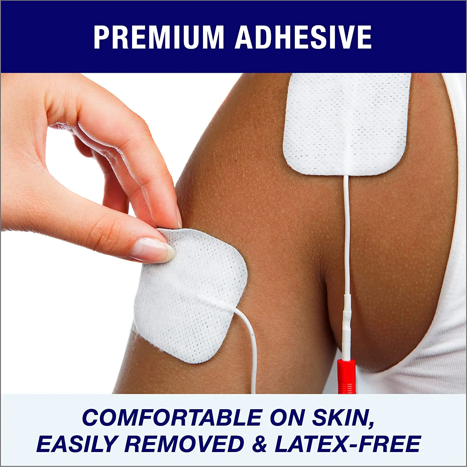 New Muscle Stimulator Electrode Pads Non-woven Fabric Self Adhesive Replacement Pads for Tens Digital Therapy Dcool Machine