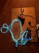 Rope-Tube Line Garland-Wire Neon-Light Led-Strip-Decoration Cigarette-Drive Flexible