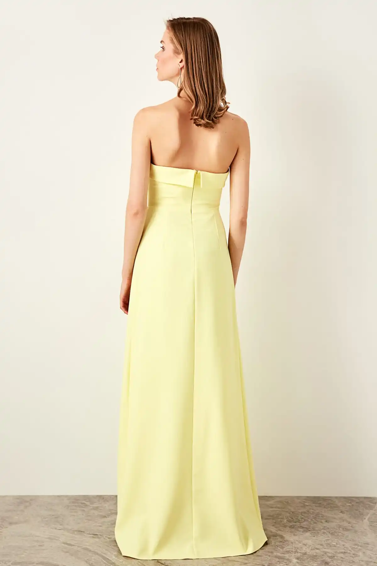 Trendyol вечернее платье с поясом TPRSS19BB0297|Вечерние платья| |