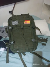 Mochilas tácticas militares de asalto para hombre, 50L, gran capacidad, 3P, EDC molle, bolsa para trekking, camping, caza