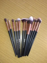 Anmor-Juego de brochas de maquillaje, para base de sombra de ojos, colorete en polvo, delineador de ojos, pestañas, labios, herramienta cosmética, 4-16 Uds.