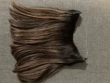 VeSunny línea de pescado de Halo extensiones de cabello humano Real de una pieza de hilo Invisible de la trama del pelo con dos Clips hecha a máquina del pelo Remy