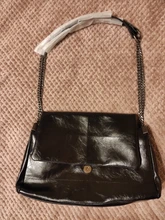 Bandolera de cadena gruesa plegable para mujer, bolso de hombro femenino A la moda, con asa, 2020