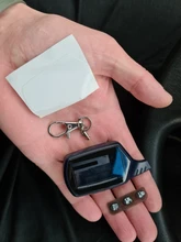 Envío Gratis nuevo B9 caso llavero para la versión rusa starline B9 B6 A91 A61 LCD dos coche Control Remoto/transmisor FM