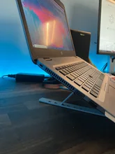 Soporte portátil plegable de aluminio para ordenador, Base de aluminio para Macbook Pro, soporte ajustable para Notebook, tableta, PC