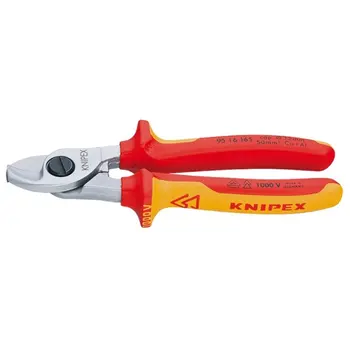 

PLIER CORD CUTTER ISOLATED 1000V 165MM 9516165 KNIPEX
