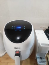 MIUI 4.6L Electric Air Fryer Oven MI-CYCLONE 360°Baking LED Touchscreen Deep Fryer without