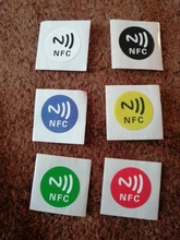 6 unids/lote NFC pegatinas etiquetas NFC213 Rfid etiqueta de la tarjeta de etiqueta de adhesivo etiquetas clave llaveros llavero muestra patrulla