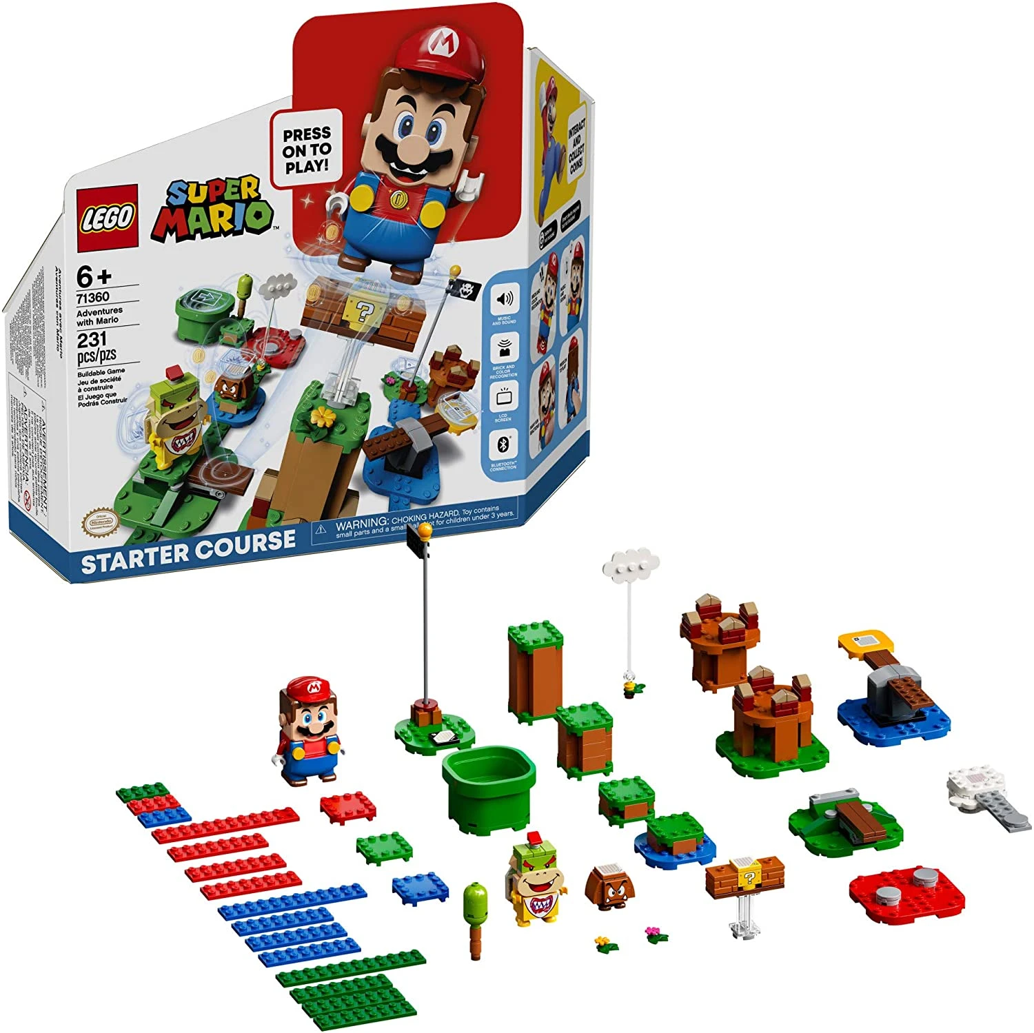 Lego 71360 Super Mario Adventures Starter Course Toy Interactive Figure &  Buildable Game לגו מריו - Blocks - AliExpress