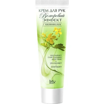 

Hand cream with cleansing softening velor effect Iris