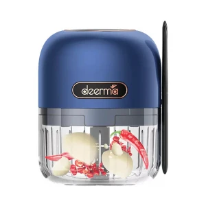 Беспроводной портативный блендер Xiaomi Deerma Wireless Electric Garlic Mixer Blue (JS200) | Бытовая