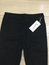 Gray Jeans Pencil-Pants Stretch Skinny Black High-Waist Korean Plus-Size Fashion Woman