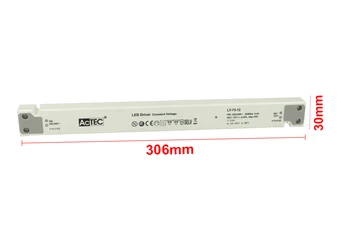 

Ultra Slim thin 75W 12V transformer CV power supply for Led strip profile aluminum