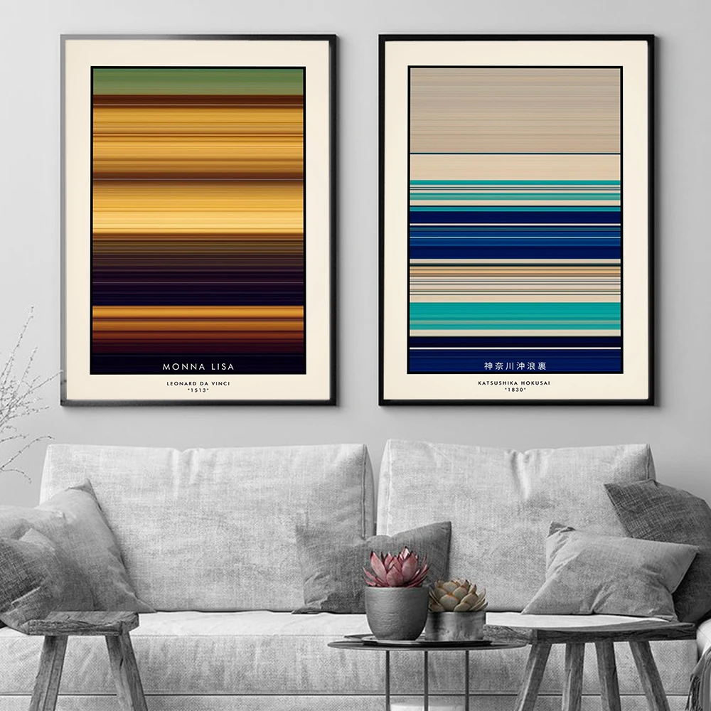 The Great Wave Surf Poster Katsushika Hokusai Exhibition Canvas Painting Print Picture Vintage Wall Bedroom Home Decoration