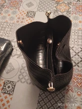 Ansloth-Bolso cruzado de cocodrilo para mujer, bandolera de piel sintética de diseñador de marca, de lujo, bolso de cubo, HPS405