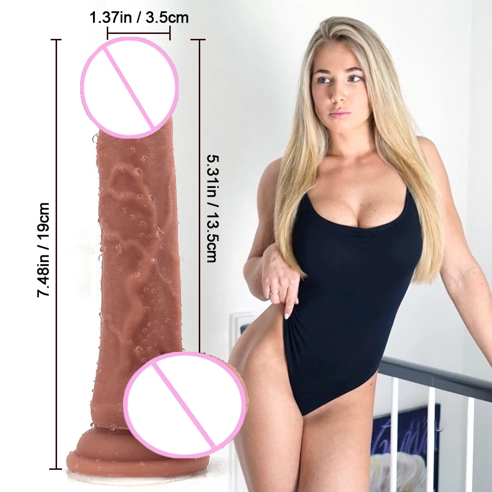 Реалистичный пенис на присоске огромная модель игрушка для лесбиянок большая