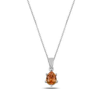 

KUTAYDAN Zultanite Cubic Zirconia Solitaire Pendant 925 Sterling Silver