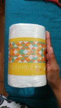 Happyflute-100% biodegradables y de pañales desechables, forros de tela, 1 rollo, Envío Gratis