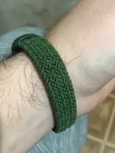 Pulsera de nailon trenzado para xiaomi Mi band 5, pulsera de nailon para xiaomi Mi band 4, 3 y 6