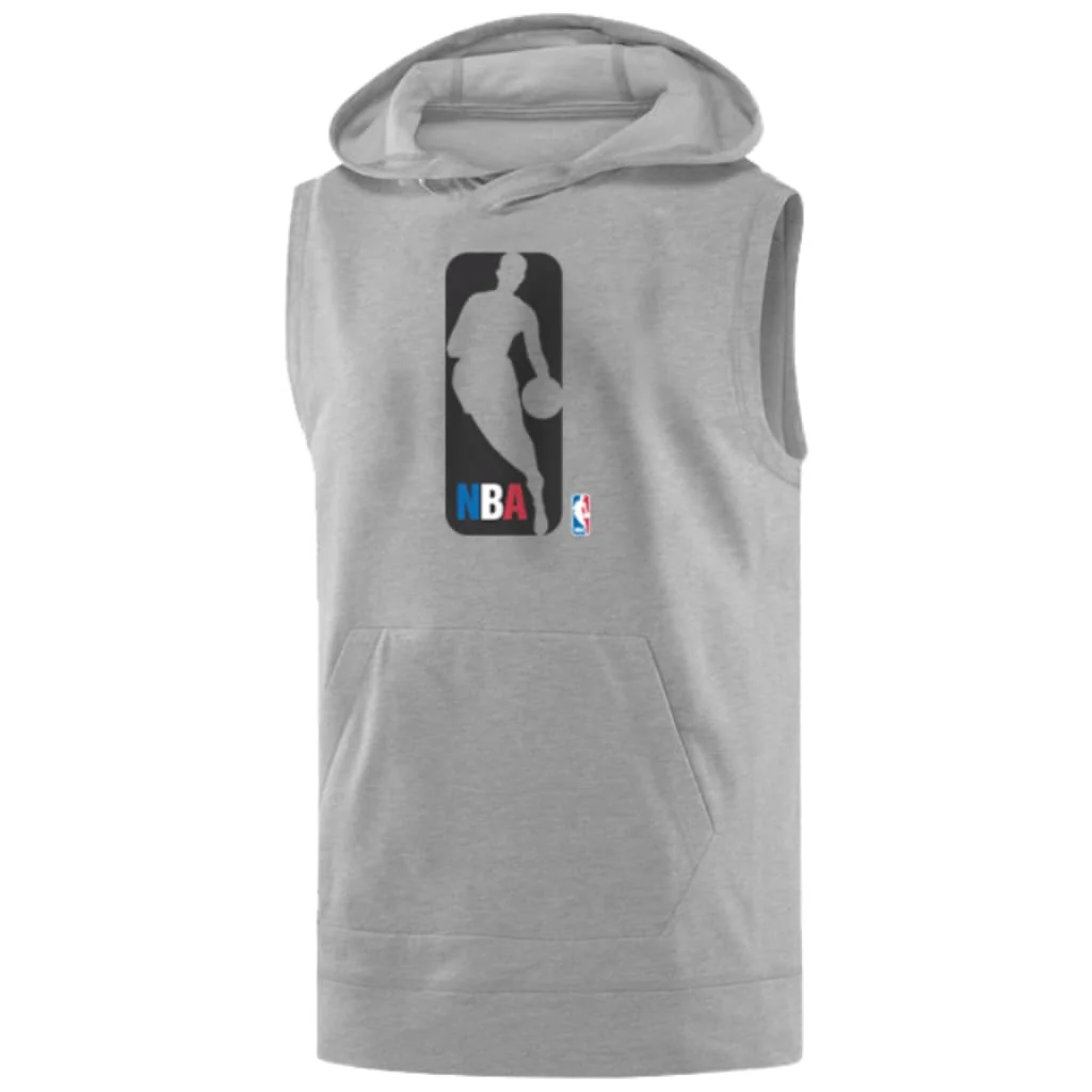 nba warm up sleeveless hoodie