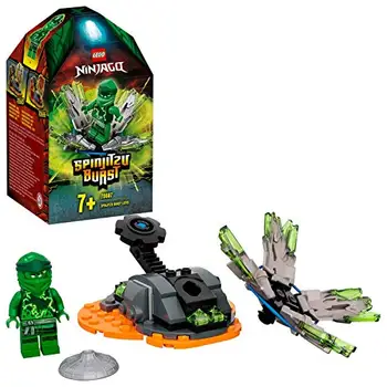 

Ninjago Action Toy Spinjitzu explosive: Lloyd Set Spinner Ninja, green color (Lego is 70687)