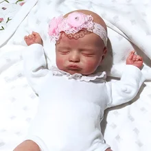 Kit de muñeca de vinilo de Rosalie, juego completo de muñeca realista de tacto suave de color fresco con cuerpo popular con certificado, 20 pulgadas