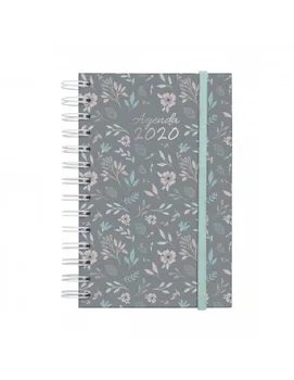 

SPIRAL AGENDA YOU FLORAL VIEW DAY FOR PAGE E5 132x182x22 MM 2020 FINOCAM