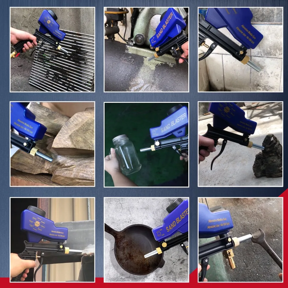 Набор для пескоструйного пистолета LEMATEC с очками Пескоструйный фильтр очистки