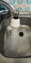 Zhangji 3 Grifo de modos aireador de 360 grados de rotación Flexible WaterSaving de filtro de alta presión adaptador de accesorios de cocina