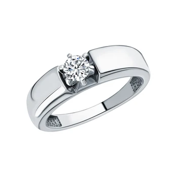 

Gold ring "diamonds of Yakutia" sunlight sample 585