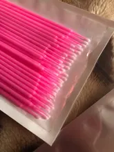 Extensiones de pestañas Micro desechables, duraderas, aplicadores individuales de belleza, herramientas para quitar pestañas, 50/100 unids/bolsa