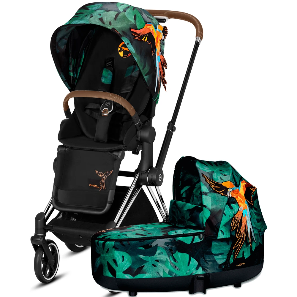 Stroller 2 in 1 Cybex Priam III birds 