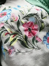 Embroidered Sweater Round-Collar LANMREM Korean Winter Fashion Women Loose Full-Sleeve