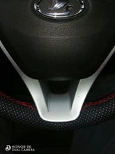 DIY PU Leather Auto Car Steering Wheel Cover Hand Sewing Hand-stitched With Thread Needle